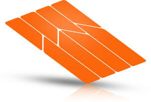 rie:sel design Re:flex Frame Reflexstreifen orange