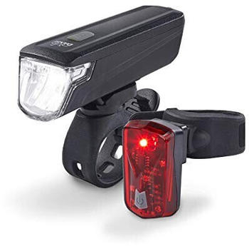 Dansi LED Fahrradleuchten-Set Akku (30/15 Lux)