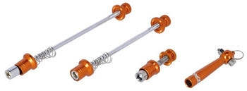 XLC Schnellspannset QR-L08 diebstahlgesichert orange (2501602204)