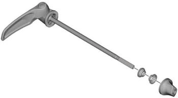 Shimano Schnellspanner 168 mm FH-T670 Silber