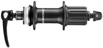 Shimano DEORE FH-M5100 Center-Lock 32 Loch , Black, 135 mm