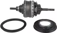 Shimano Y3EB98010, Shimano Sg-c7001-8 Internal Assembly Silber 187 mm Black