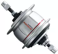 Shimano 50.160, Shimano Nexus SG-C6001-8V Getriebenabe 8-Gang - Silber 36 Loch