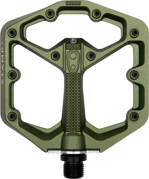 Crankbrothers Stamp 7 Pedal (Small, dark camo green)