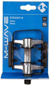 M-Wave Steady-a Pedals Silber (311320)