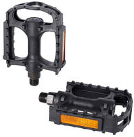 XLC 2501840910, XLC Sport Pedal Gummikralle grau schwarz 9/16 Reflektor