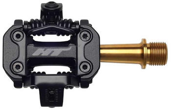 Ht-Components M2 Titanium Pedale shwarz/gold