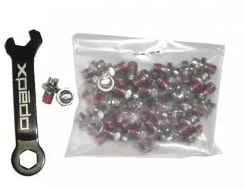 Xpedo Pinset Twin-Type Fahrradpedale Gewinde 4,5mm H&ouml;he 5mm