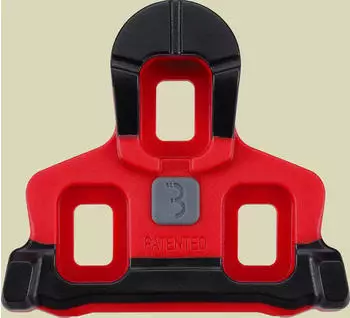 BBB PowerClip Schuhplatten 6°, rot