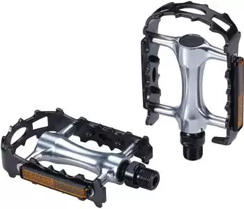 BBB BigFeet 2.0 Flat-Pedale 9/16" mit Reflektoren (BPD-16B)
