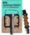 Aaron City Fahrradpedale mit Gummi-Grip und Reflektoren, Aluminium (AA-1041-01)