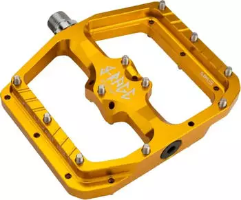 Burgtec Penthouse Flat MK5 B-Rage Edition MTB Plattformpedale, bullion gold