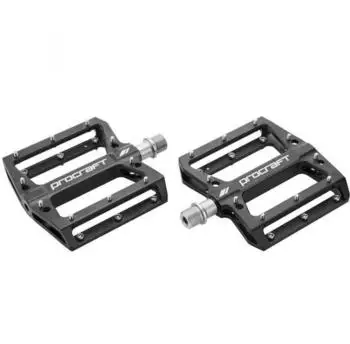 PROCRAFT Flat Grip Essential CNC Pedale 113x105mm, schwarz