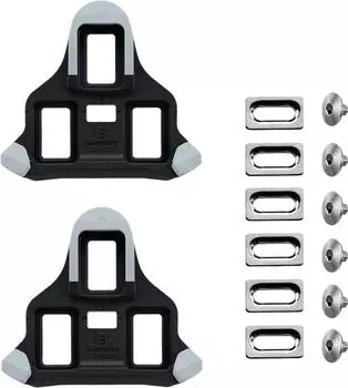 Shimano CL-SL130 SPD-SL Schuhplatten, schwimmend, breiter Befestigungsbereich (ICLSL130)