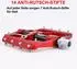 LuxusKollektion MTB Plattformpedale Aluminiumlegierung, rot, 9/16 Zoll, 3 Lager