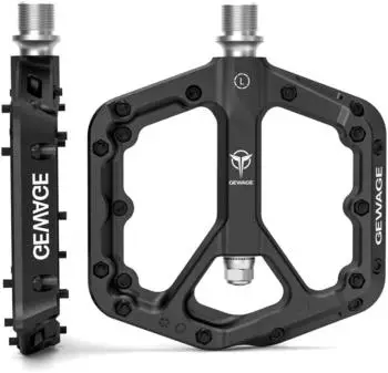 Gerster MTB Plattformpedale Nylonfaser, 9/16 Zoll, schwarz