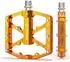 LuxusKollektion Fahrradpedale CNC-Aluminium, rutschfest, 9/16 Zoll, gold