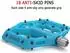 Gerster Plattformpedale MTB Nylonfaser 9/16 Zoll, blau