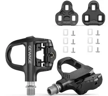 LuxusKollektion Klickpedale Rennrad, verstellbare Spannung, Verbundkörper