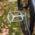 Gerster Plattformpedale Rennrad/MTB, CNC-gefräst, 9/16 Zoll, silber