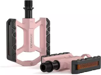 Gerster Plattformpedale Aluminium, rutschfest, pink