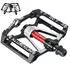 West Biking Plattformpedale CNC Aluminium 9/16 Zoll, MTB/E-Bike, rutschfest