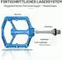LuxusKollektion MTB Plattformpedale CNC-Aluminium, 9/16