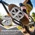 Gerster MTB-Pedale CNC-Aluminium, 3 gedichtete Lager, rutschfest, silber