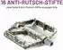 LuxusKollektion Plattformpedale Rennrad/MTB 9/16 Zoll, Aluminiumlegierung, grau Tarnmuster