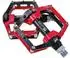 Gerster MTB Plattformpedale Aluminium, rot, 9/16