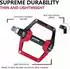 Gerster MTB Plattformpedale Aluminium, rot, 9/16