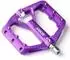 Gerster Fahrradpedale Aluminium Plattform 9/16 Zoll, ultraleicht, violett