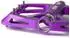 Gerster Fahrradpedale Aluminium Plattform 9/16 Zoll, ultraleicht, violett