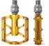 Gerster Schnellwechsel-Plattformpedale CNC-Aluminium gold 9/16 Zoll