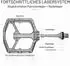 LuxusKollektion MTB Plattformpedale CNC-Aluminium, 9/16