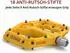 Gerster MTB-Plattformpedale Nylonfaser, gelb, 9/16 Zoll