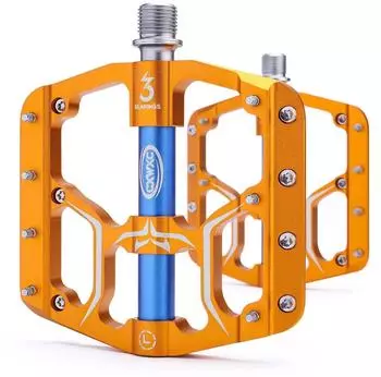 LuxusKollektion Plattformpedale MTB/Rennrad Aluminiumlegierung 9/16 Zoll gold (CXWXC)