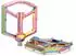 LuxusKollektion MTB Plattformpedale CNC-Aluminium ultraflach 9/16″ Chromoly-Achse Rainbow Glossy