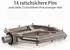 LuxusKollektion MTB Plattformpedale CNC-Aluminium, ultraflach, 9/16″ Chromoly-Achse, 14 Anti-Rutsch-Pins