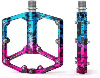 LuxusKollektion Plattformpedale Rennrad/MTB CNC-gefr&auml;st 9/16 Zoll Tarnmuster