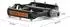 LuxusKollektion Plattformpedale CNC-Aluminium, Reflektor, 9/16 Zoll, schwarz