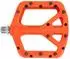 Gerster FIFTY-FIFTY MTB Flat Pedal Nylon Composite rutschfest 9/16 Zoll, orange