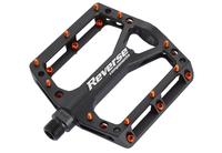 Pedal Black ONE Alu / CrMo / schwarz-orange