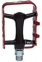 NC-17 7160, NC-17 Trekking Pro Flat Fahrrad Pedal schwarz/rot Unisex