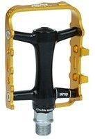 NC-17 7163, NC-17 Trekking Pro Flat Fahrrad Pedal schwarz/gold Unisex