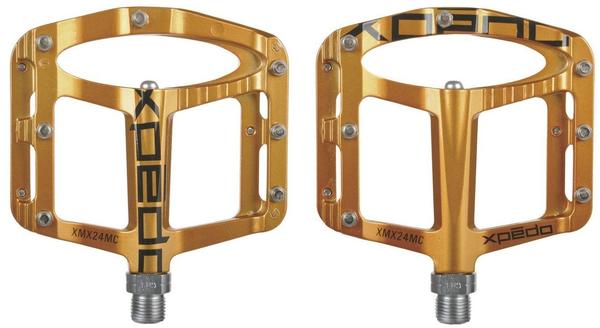 Xpedo Unisex – Erwachsene Spry Pedal, Gold, Einheitsgröße