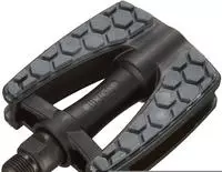 XLC 2501840930, XLC Kinder-/Jugendpedal schwarz grau 9/16 Reflektor