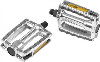 Humpert Pedal 658 9/16, mit 9 mm Achse AL 6061, Kugellager m. Reflektor silber/grau