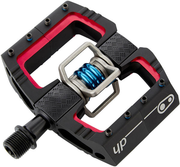 Crankbrothers Mallet DH Pedale Super Bruni Edition black/red/blau