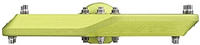 Spank SP-PED-0016, Spank Oozy Reboot Flat Pedale-Hell-Gr&uuml;n-One Size, Kostenlose